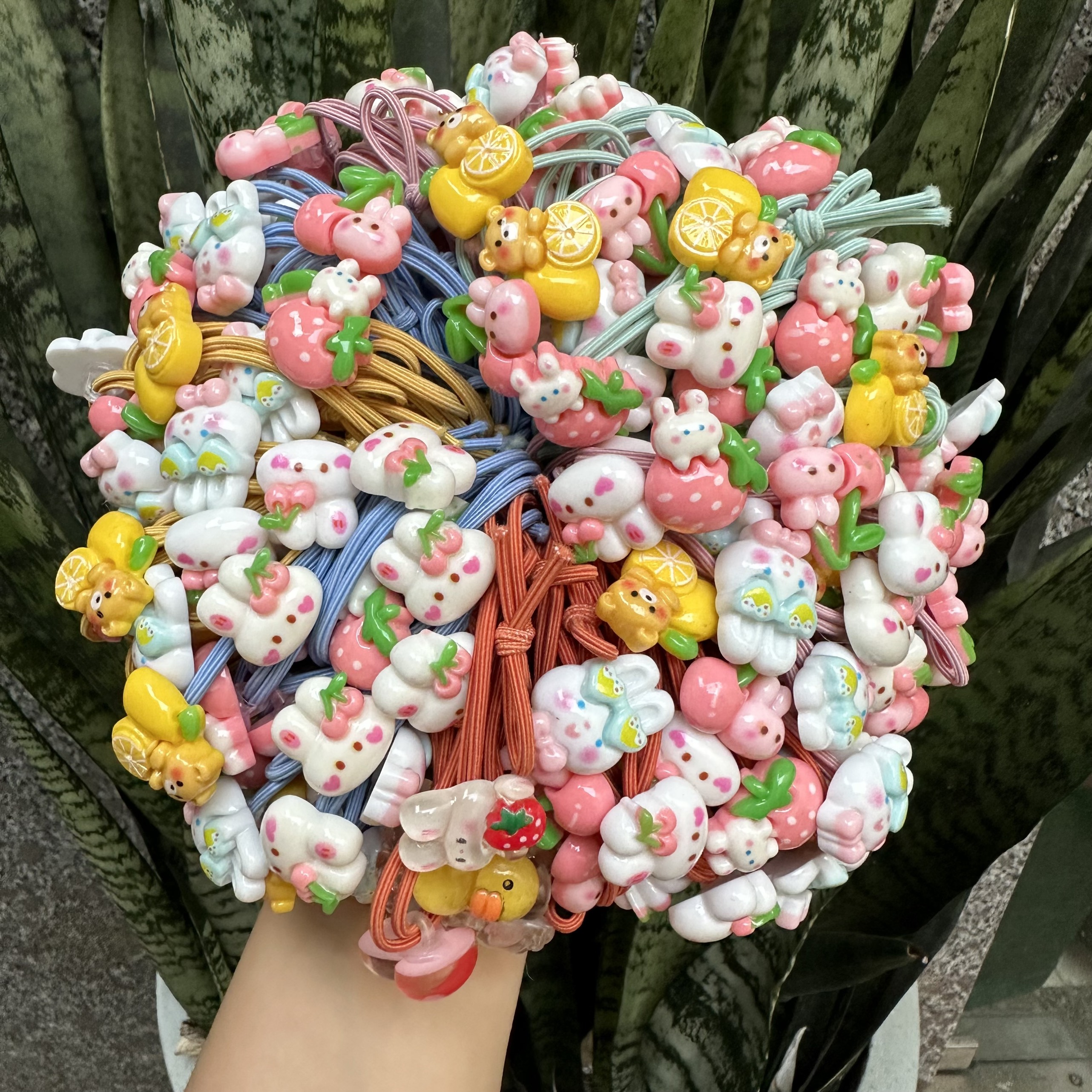 Sỉ Dây Cột Tóc Nhiều Hình Giá Rẻ Phomg Cách Siêu Dễ Thương
