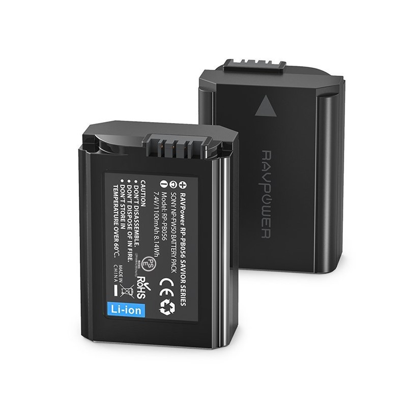 Pin Sạc RAVPower LP-E12 Cho Canon EOS M10, EOS M6, EOS M50, EOS M100, EOS M200, EOS 100D, EOS 200D, EOS 250D