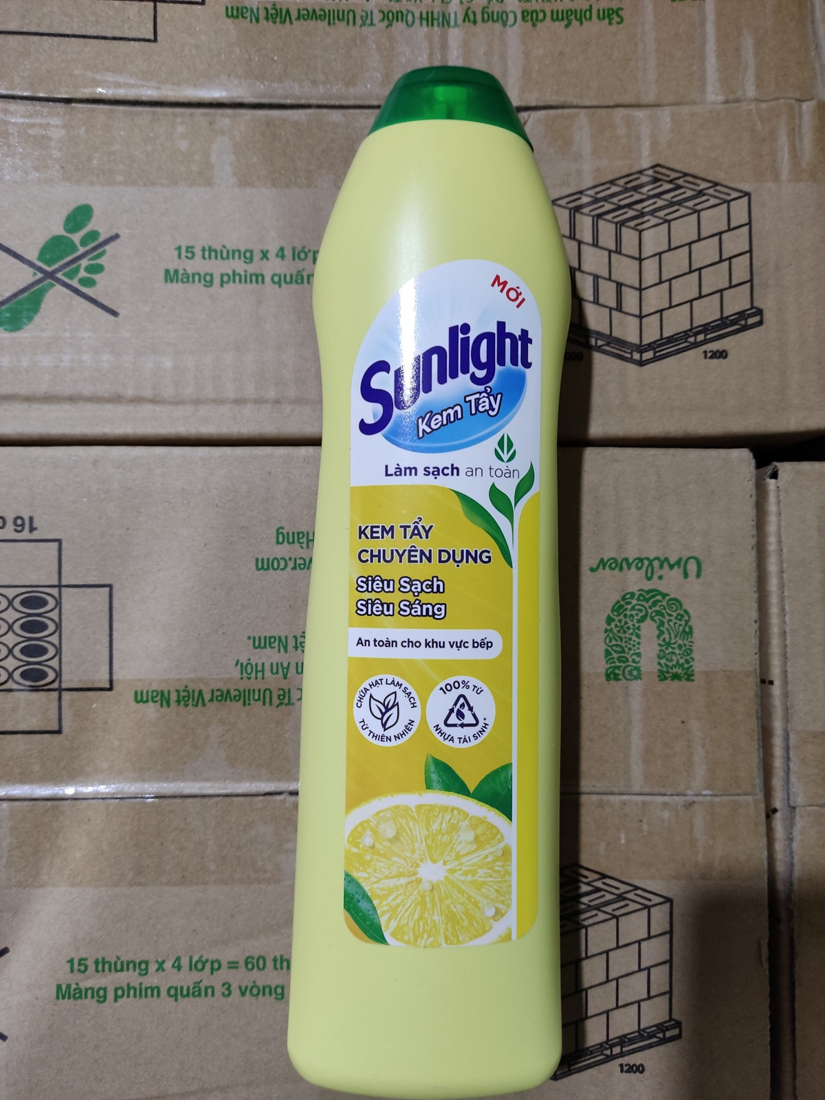 Combo 2 Kem Tẩy Đa Năng Sunlight Chai 690G
