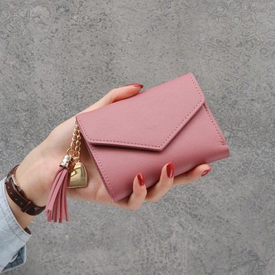 Ví nữ cầm tay gập 3 nhỏ gọn, nhiều ngăn tiện dụng, thiết kế nhỏ xinh và siêu dễ thương, chất liệu da bền đẹp G0063