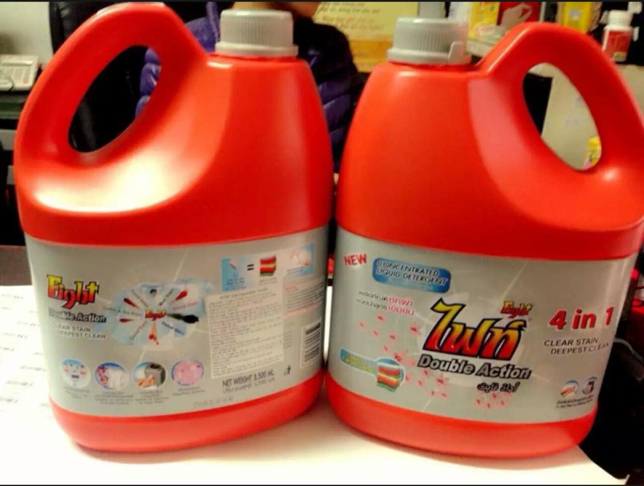 Nước Giặt Fight 3500ml 4 in 1 Thái Lan