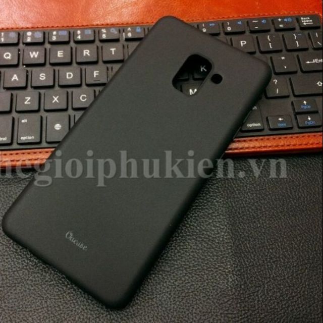 Ốp lưng Ou Case cho samsung A8 plus 2018 silicon dẻo màu