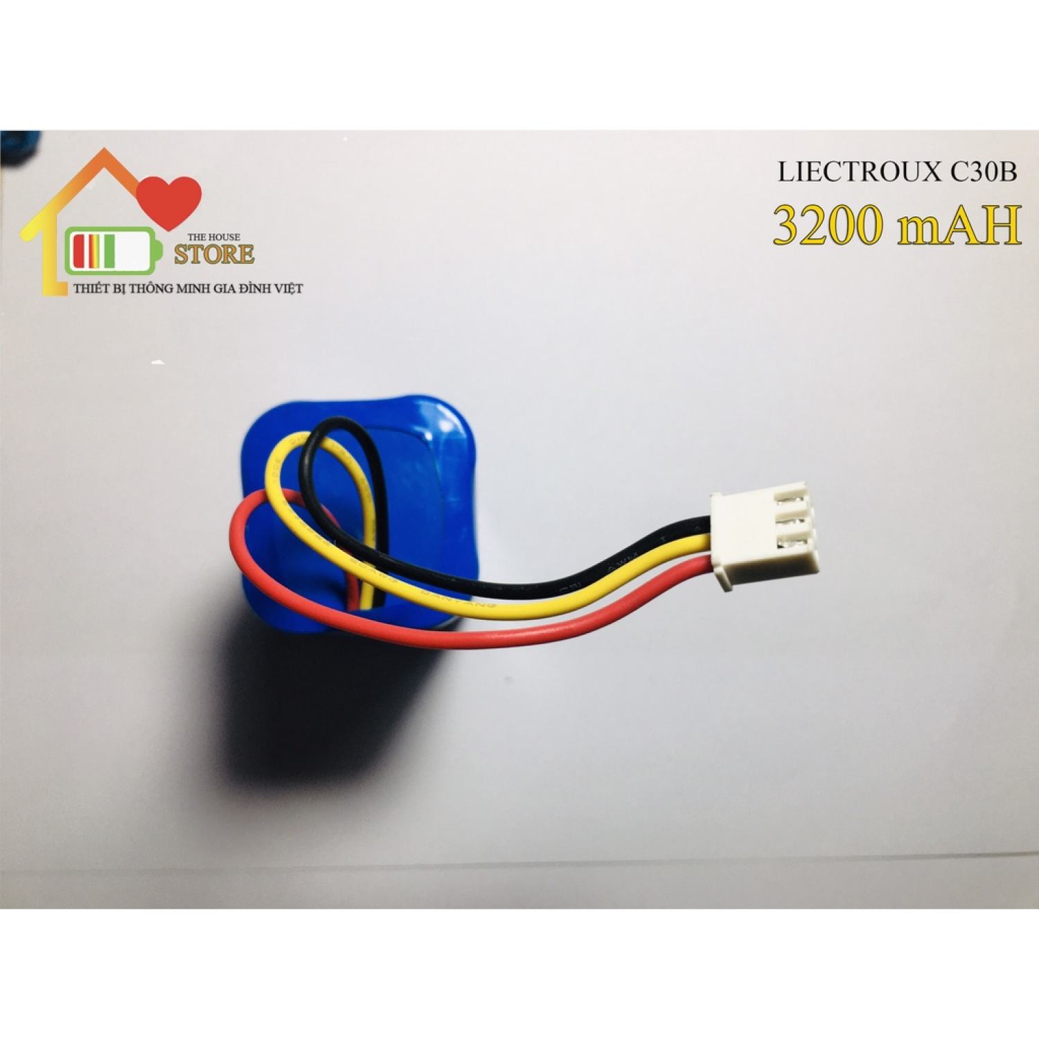 PIN ROBOT HÚT BỤI LIECTROUX C30B NÂNG CẤP ( DUNG LƯỢNG CAO 3200 mAH HÃNG LG)