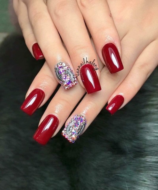 Sơn đỏ mxbon ( set 6 màu) Phụ kiện Nail