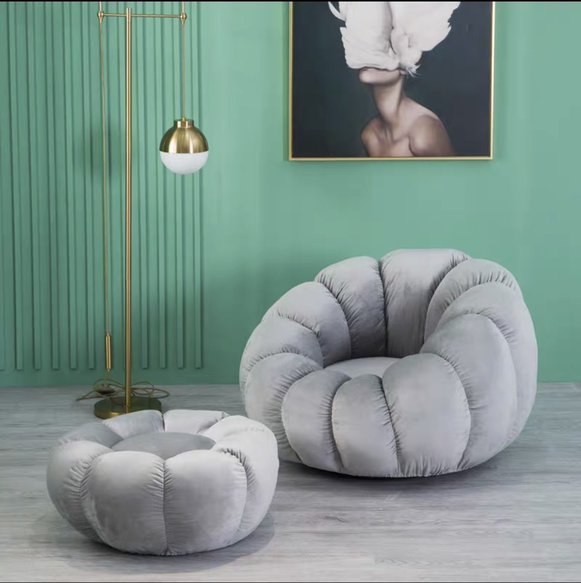 Ghế Sofa Thư Giãn Dựa Lưng Hình Bông Hoa