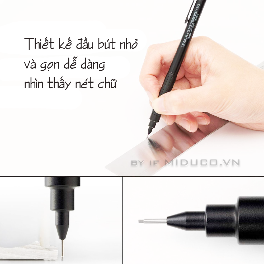 Bút chì bấm Pentel GRAPH 1000 FOR PRO
