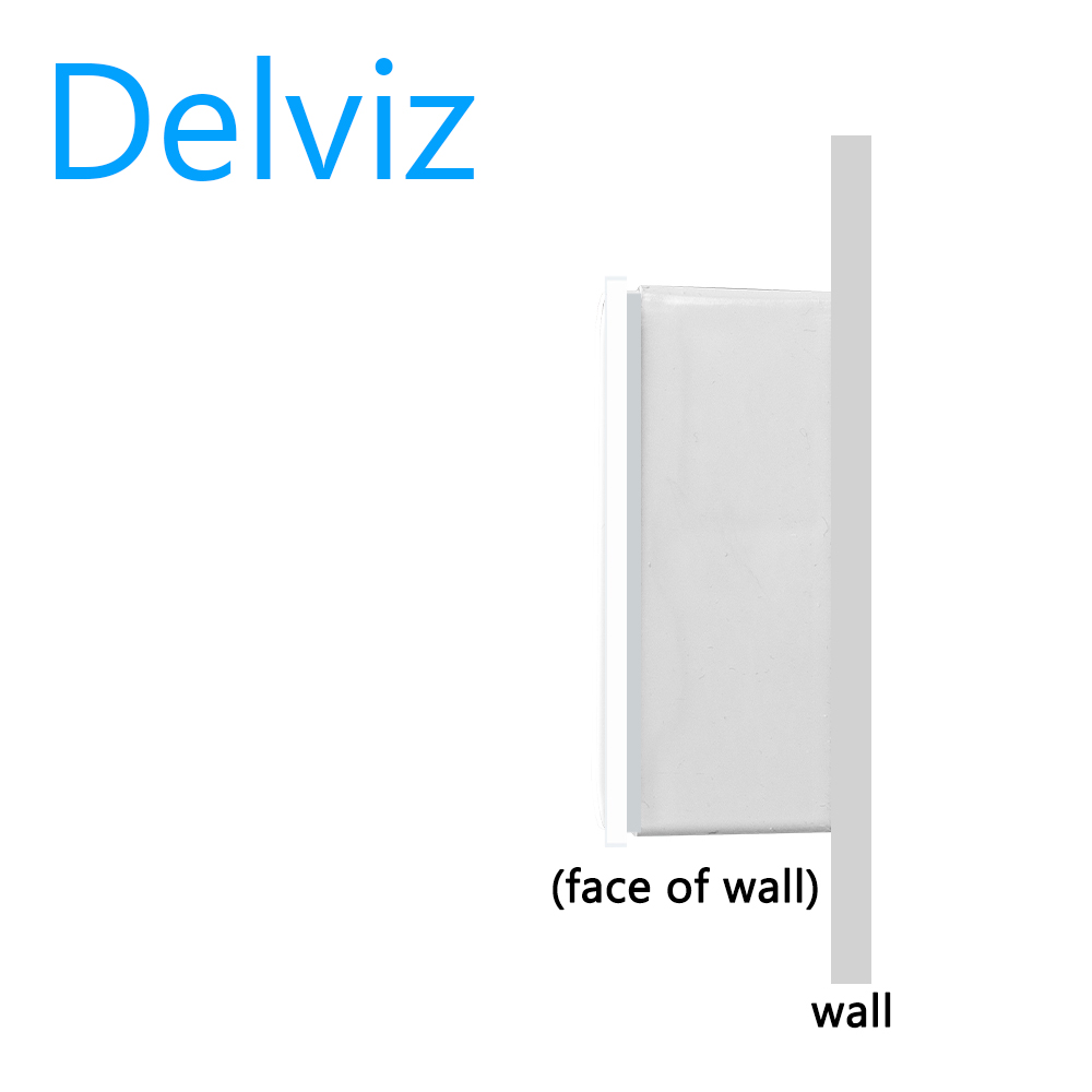 Delviz欧盟标准Type-c充电插座，壁挂式电源节点USB插座，5孔PD18W快速充电1A/1C插座。灰色的套接字。