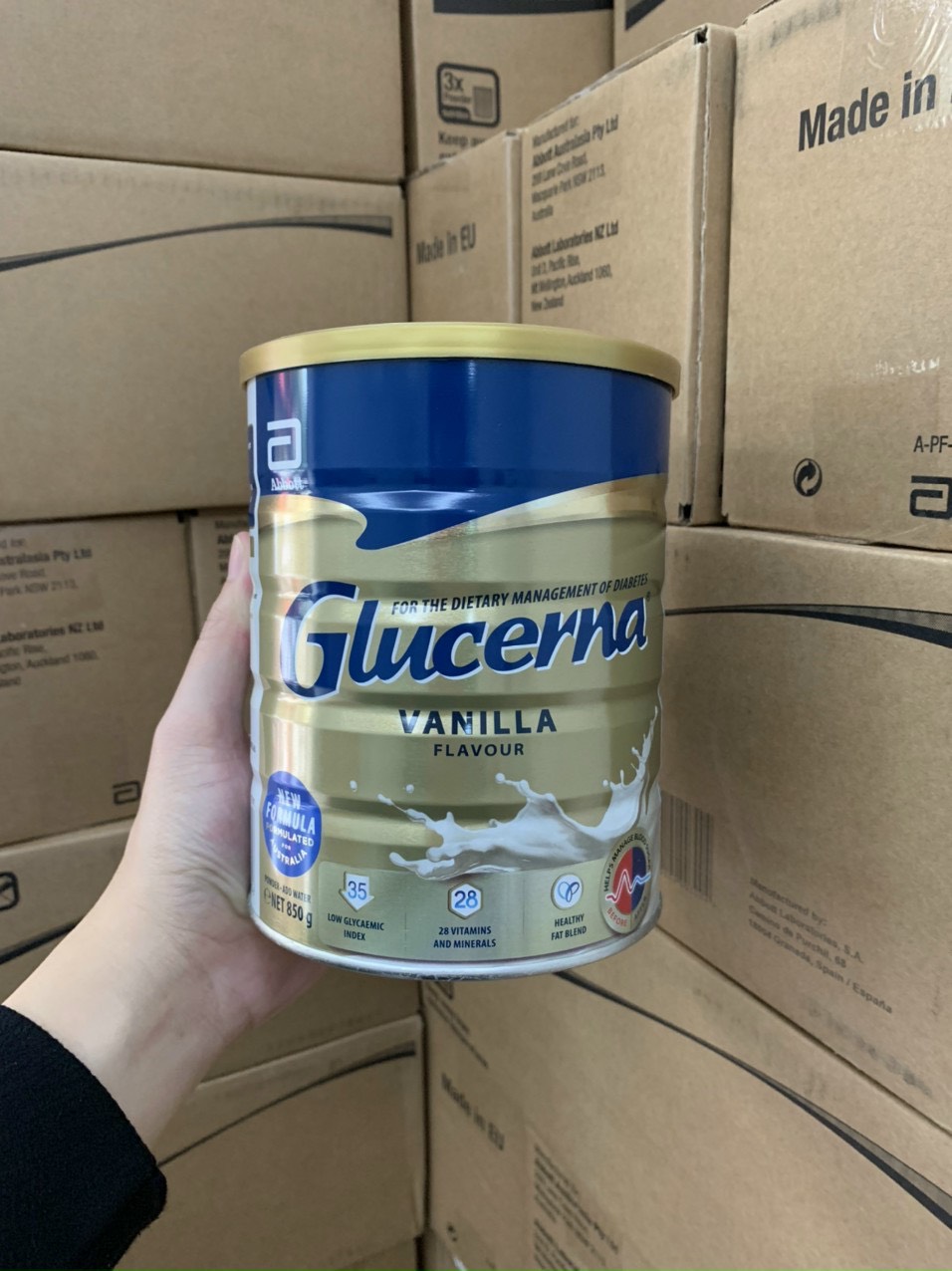 [Voucher 50k + Hoàn tiền 6% max 300k] Sữa tiểu đường Glucerna Úc 850gr date xa