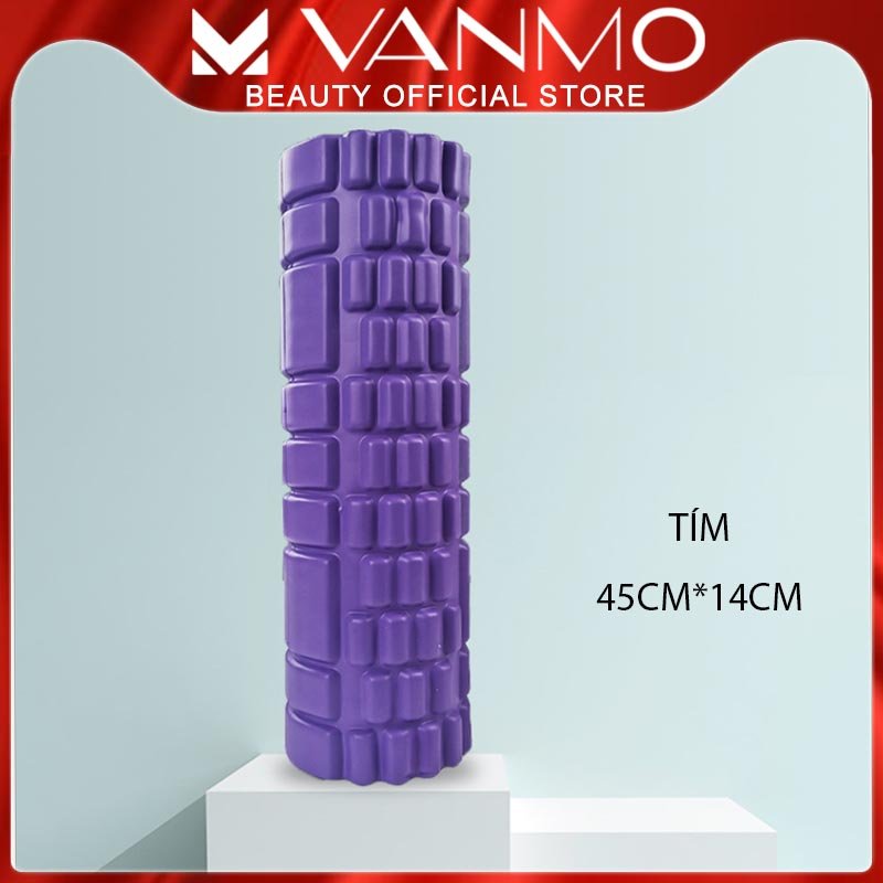 Con lăn massage foam roller tập gym, yoga thư giãn cơ thể