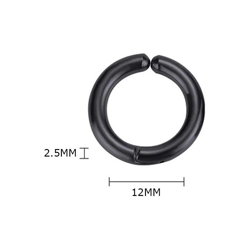 Khuyên Tai Titan Nam Không Cần Bấm Lỗ Khuyên Vành Tai Tròn Cho Nam (1 Chiếc)