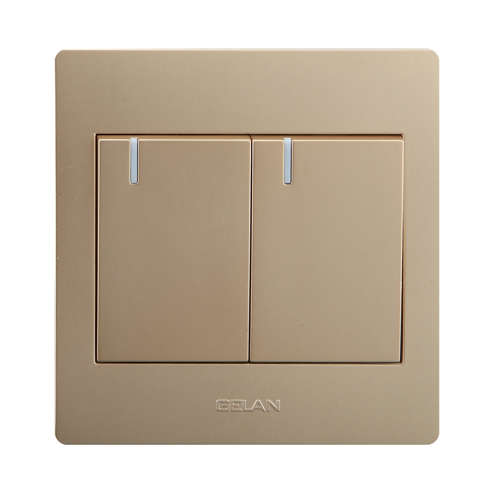 Bộ công tắc đôi Gelan 1/2 chiều 10AX