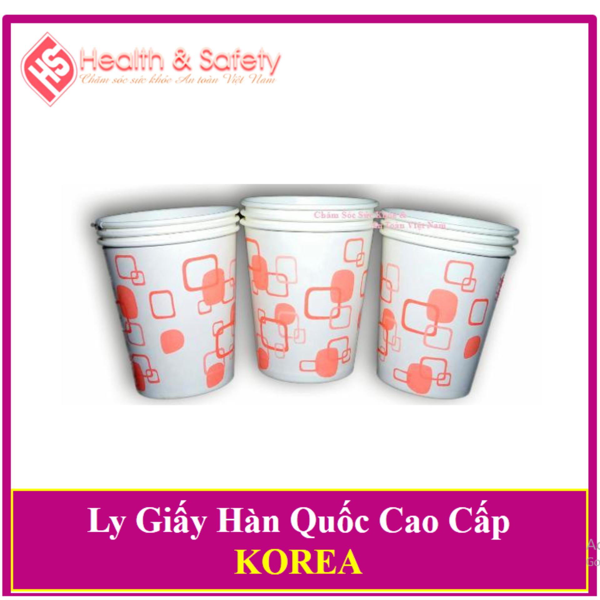 Combo 100 ly giấy (Cốc Giấy) Hàn Quốc 7OZ 250ML - Nhiều Màu