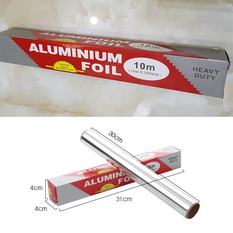 Cuộn Giấy Bạc Bọc Thực Phẩm Gói Nướng Thịt Khổ Bản 30cm Dài 5m