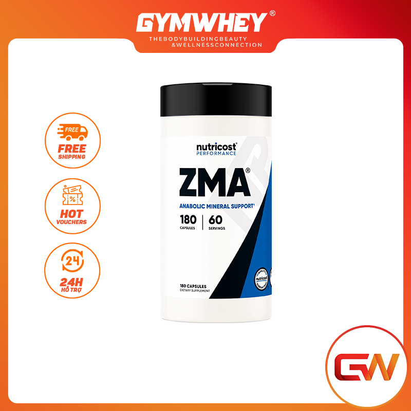 Nutricost zma thực phẩm bổ sung tăng sinh lý giảm stress và phát triển cơ bắp