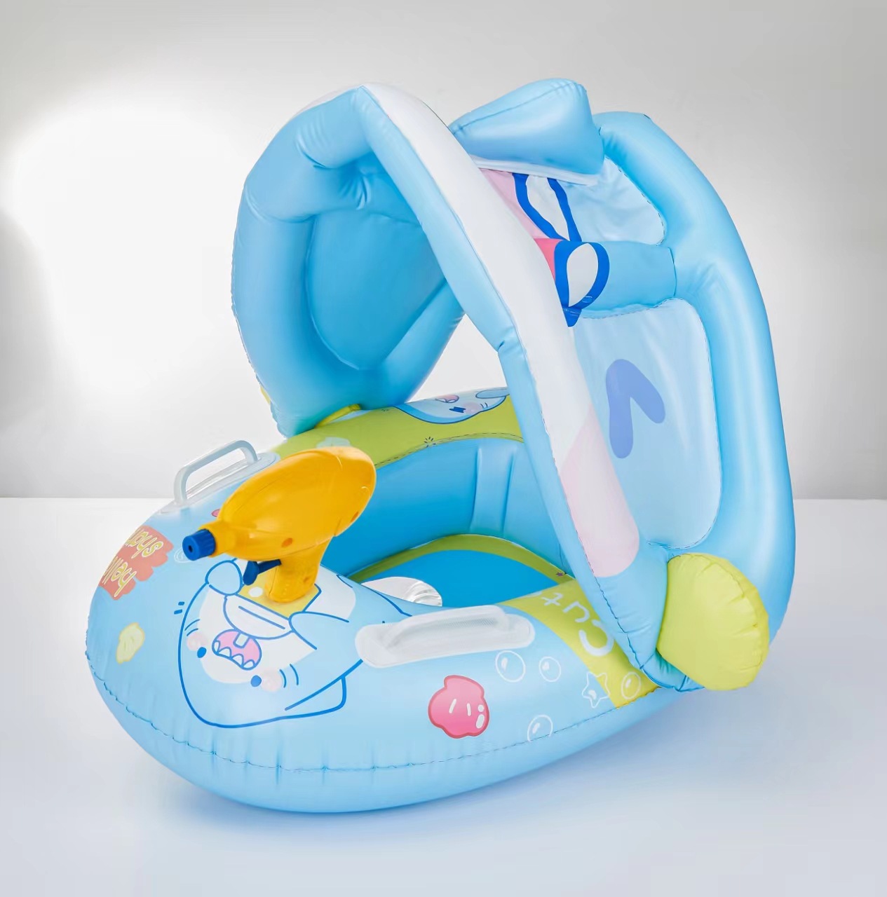 Phao Bơi Xỏ Chân Có Mái Che Cho Bé (Dưới 18KG)