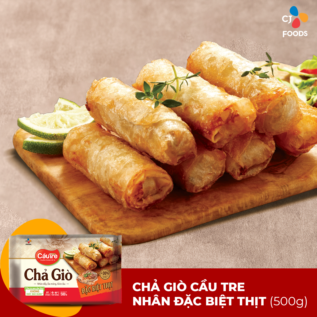 [Fast Delivery] Special Cau Tre Spring Rolls 500g (Seafood Filling/Meat Filling)