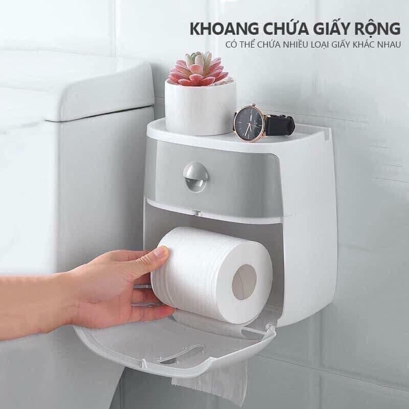Hộp đựng giấy vệ sinh 2in1 Ecoco