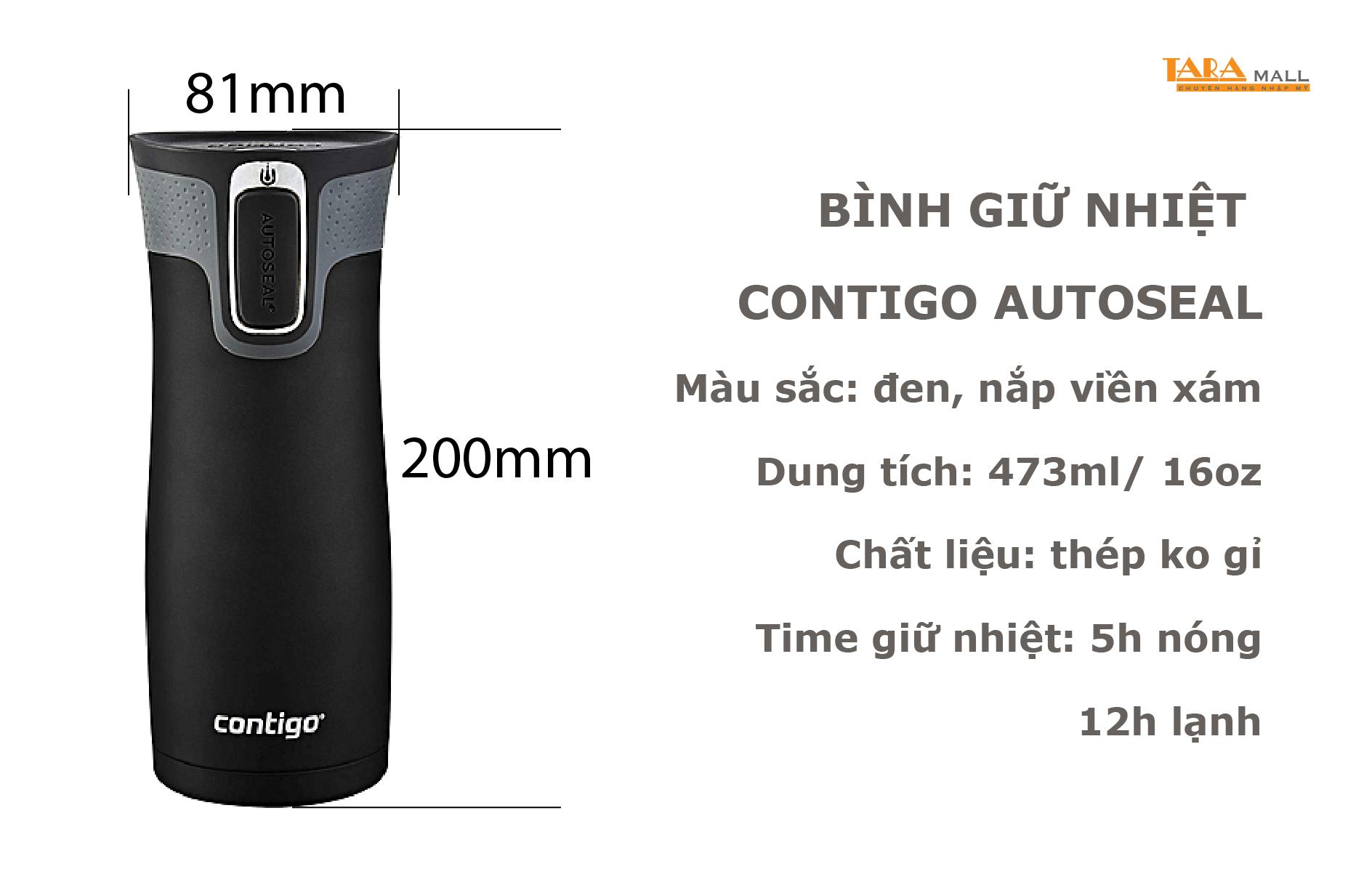 Bình giữ nhiệt CONTIGO SPILL - PROOF