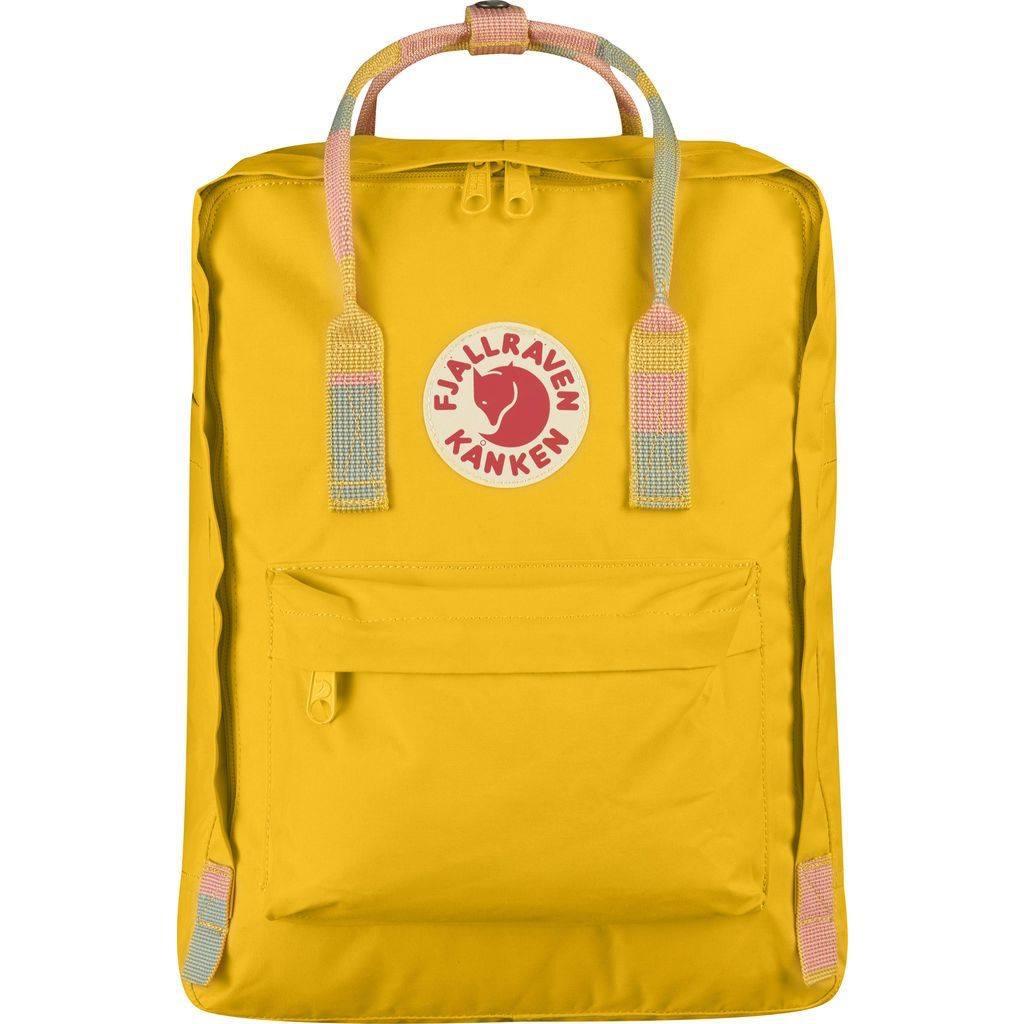 Balo Kanken Classic Warm Yellow Random Blocked Bản đặc biệt AUTH LIMITED
