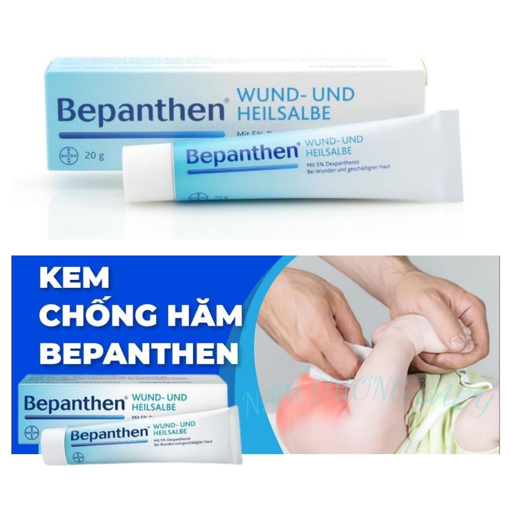 Kem hăm cho bé/Kem hăm Bepanthen Đức 20g cho bé