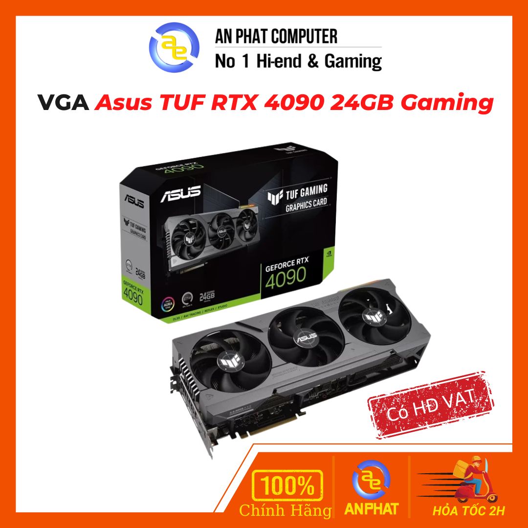 VGA Asus TUF RTX 4090 24GB Gaming (TUF-RTX4090-24G-GAMING)