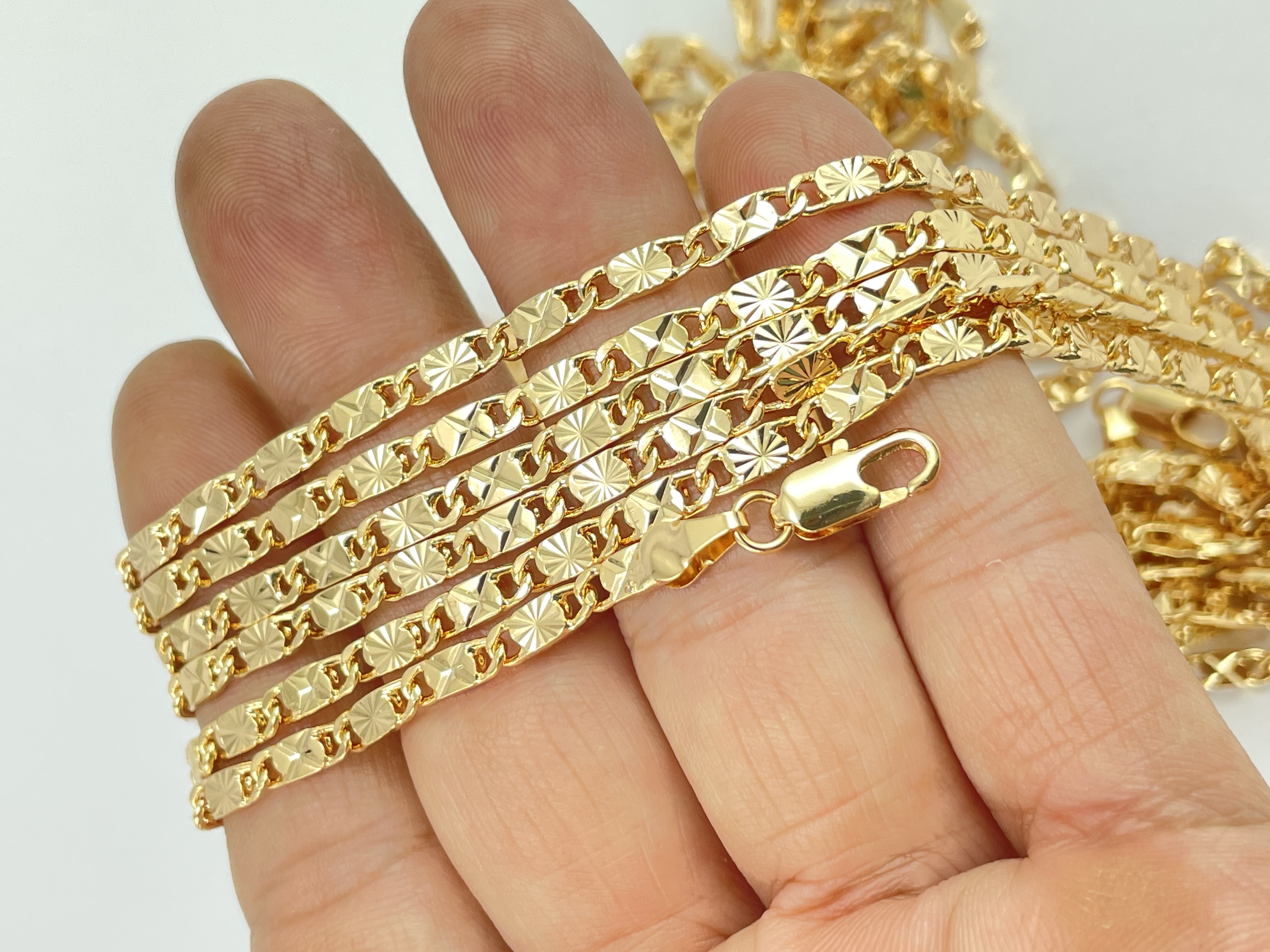 Dây chuyền mạ vàng 18k cao cấp - dc117l65