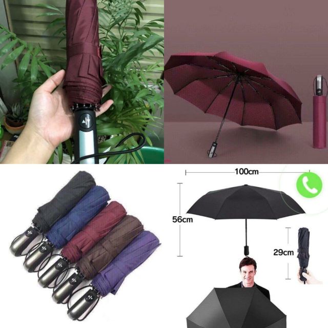 Cây dù 2 chiều tự xếp,,,