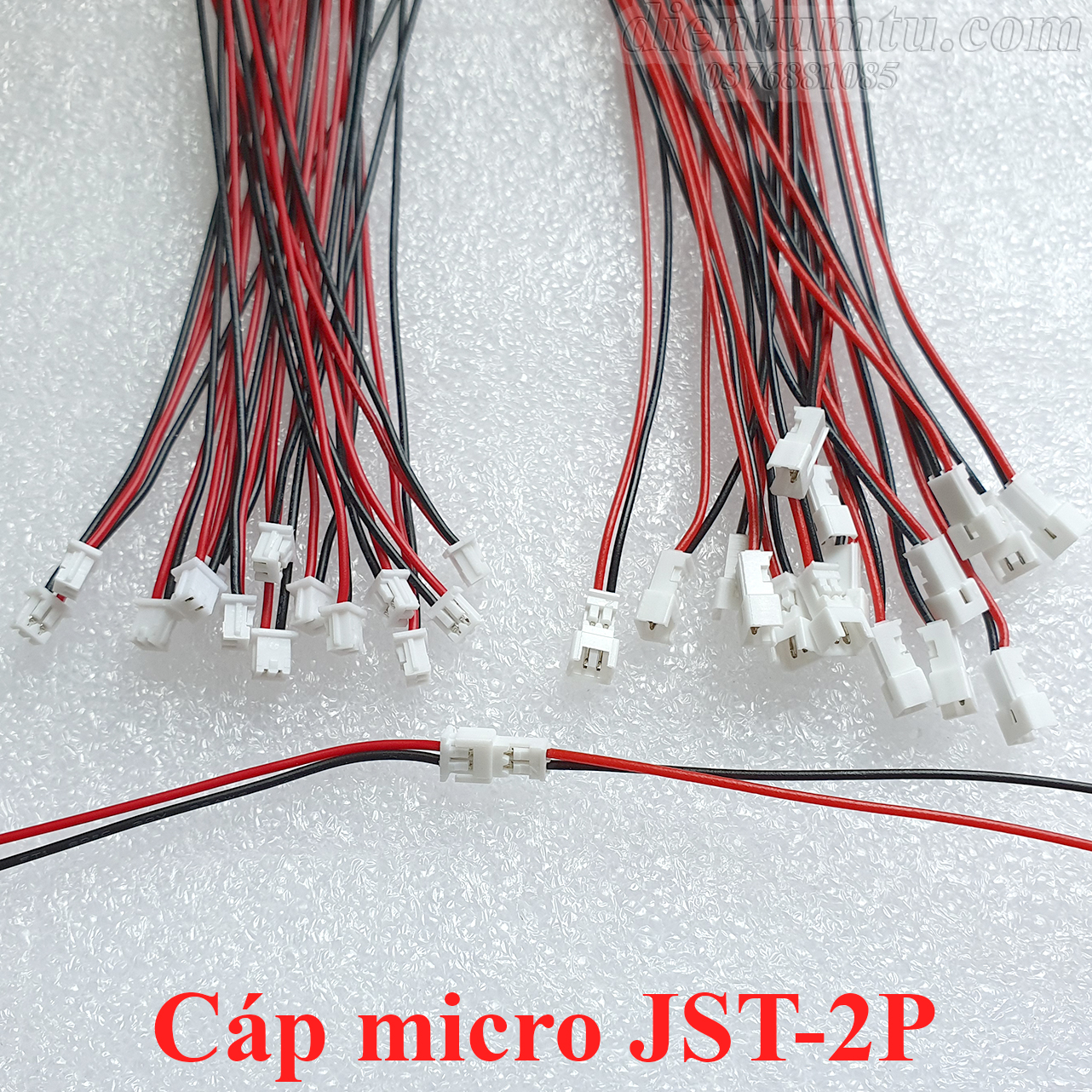 Cáp Micro JST ZH1.25 1.25mm 2P - Cáp nguồn Pin , Cáp Tín Hiệu
