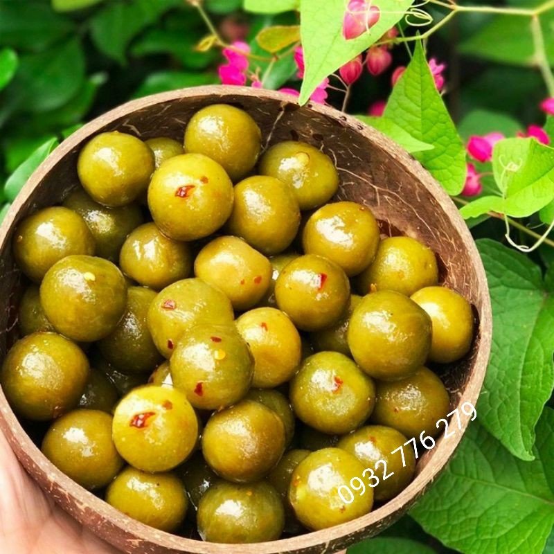 500G sấu lắc muối ớt giòn cay (ô mai sấu)_shophaimy - đồ ăn vặt