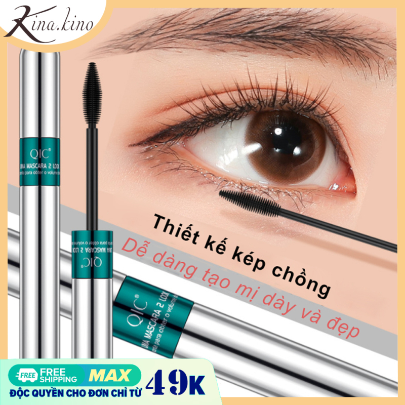 Mascara Dài Mi và Cong Mi QIC Chuốt Mi Đen Không Lem Không Trôi 10g giá rẻ