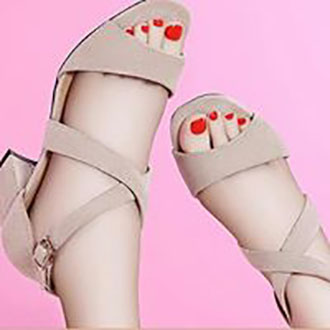 Giày Cao Gót 7p Quai Ngang Bản Chéo