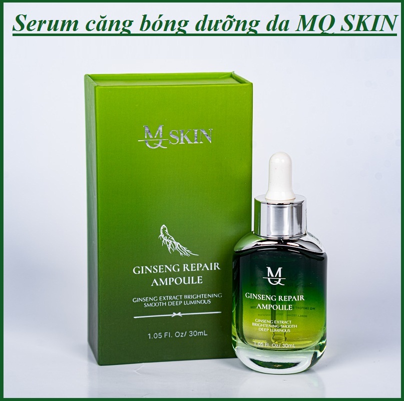 Serum MQ SKIN dưỡng trắng da căng bóng tinh chất nhân sâm Hàn Quốc 30ml