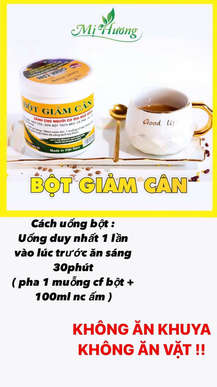 Combo Bột giảm cân Mị Hương - Giảm Mỡ Bụng Mị Hương