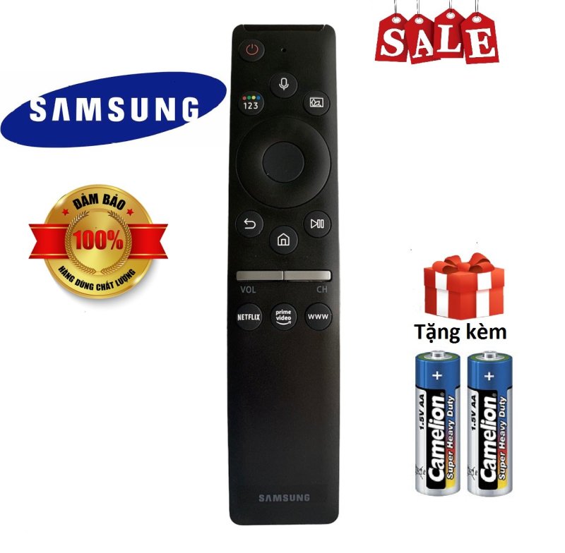 Bảng giá Điều khiển tivi Samsung giọng nói - Hàng tốt [ tặng kèm pin ]