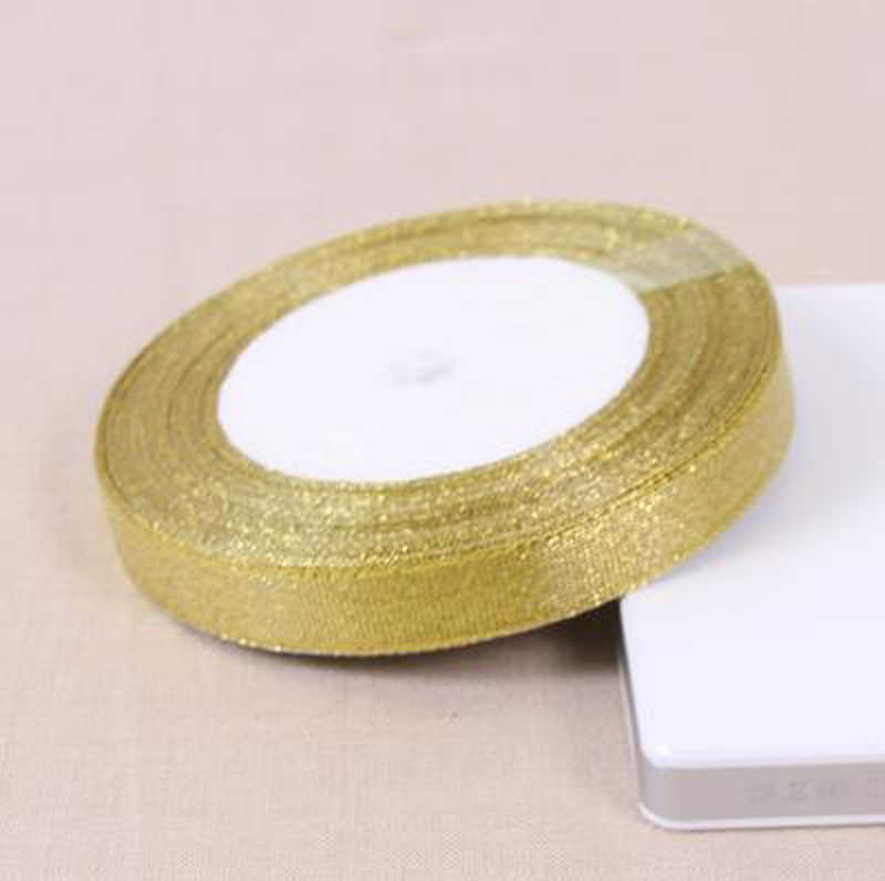 Ruy băng kim tuyến bản rộng 1cm - 01 cuộn