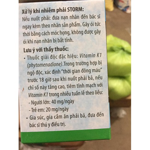 Thuốc diệt chuột dạng viên Storm