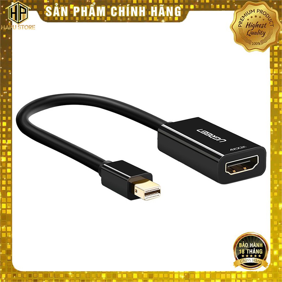 Cáp chuyển Mini Displayport/Thunderbolt sang HDMI Ugreen 40360 chính hãng - Hapustore