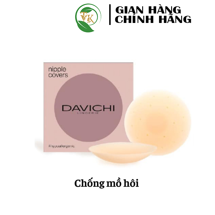 Miếng Dán Ngực Chống Mồ Hôi Davichi Cao Cấp, Siêu Mỏng, Ôm Khít (2 Miếng/Hộp )