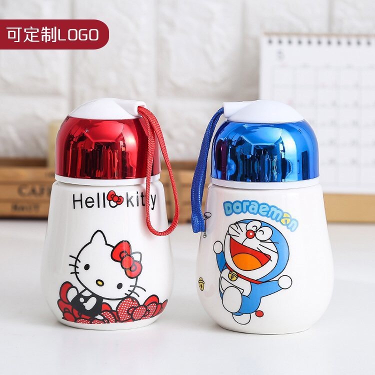 Bình sứ có dây treo - Cốc sứ có quai treo cực kì dễ thương dung tích 400ml