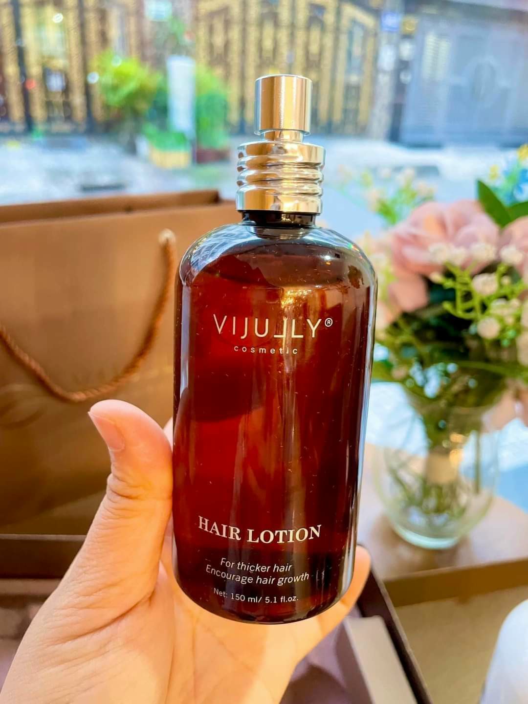 Tình dầu bưởi mọc tóc dưỡng tóc Vijully 100ml