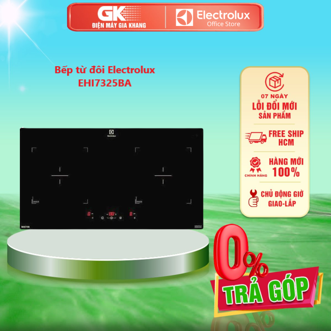 Bếp từ đôi electrolux ehi7325ba - 3800w - giao toàn quốc - freeship hcm