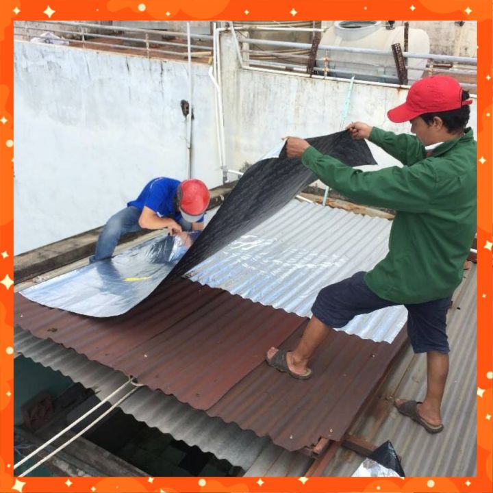 (Khổ cao 1m x Rộng từ 10cm đến 90cm)TẤM KEO DÁN CHỐNG THẤM ,CHỐNG DỘT MÁI TÔN (lOẠI 1)