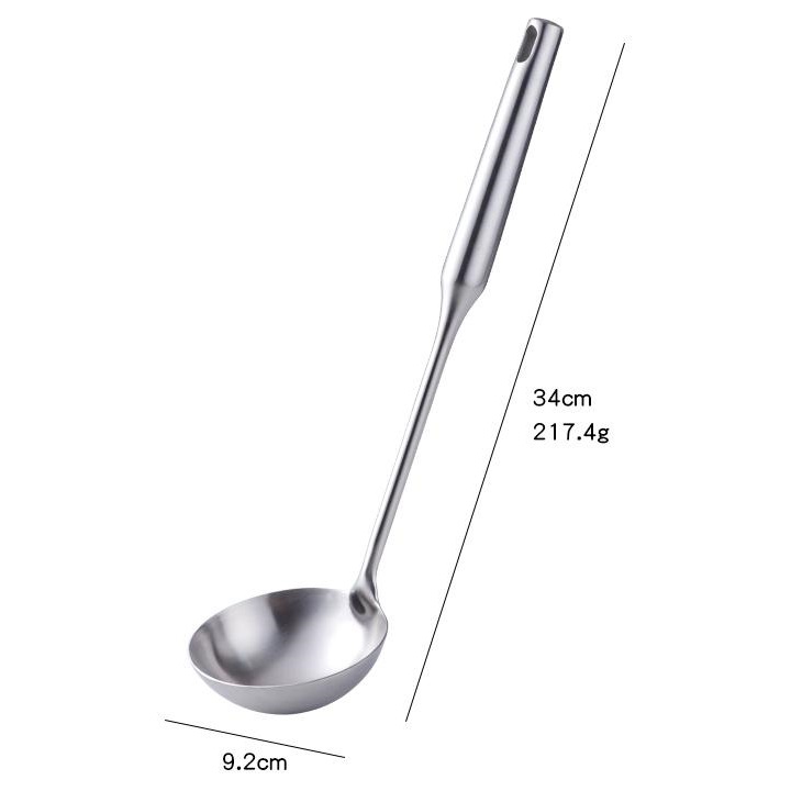 muỗng múc canh inox cán dài siêu đẹp