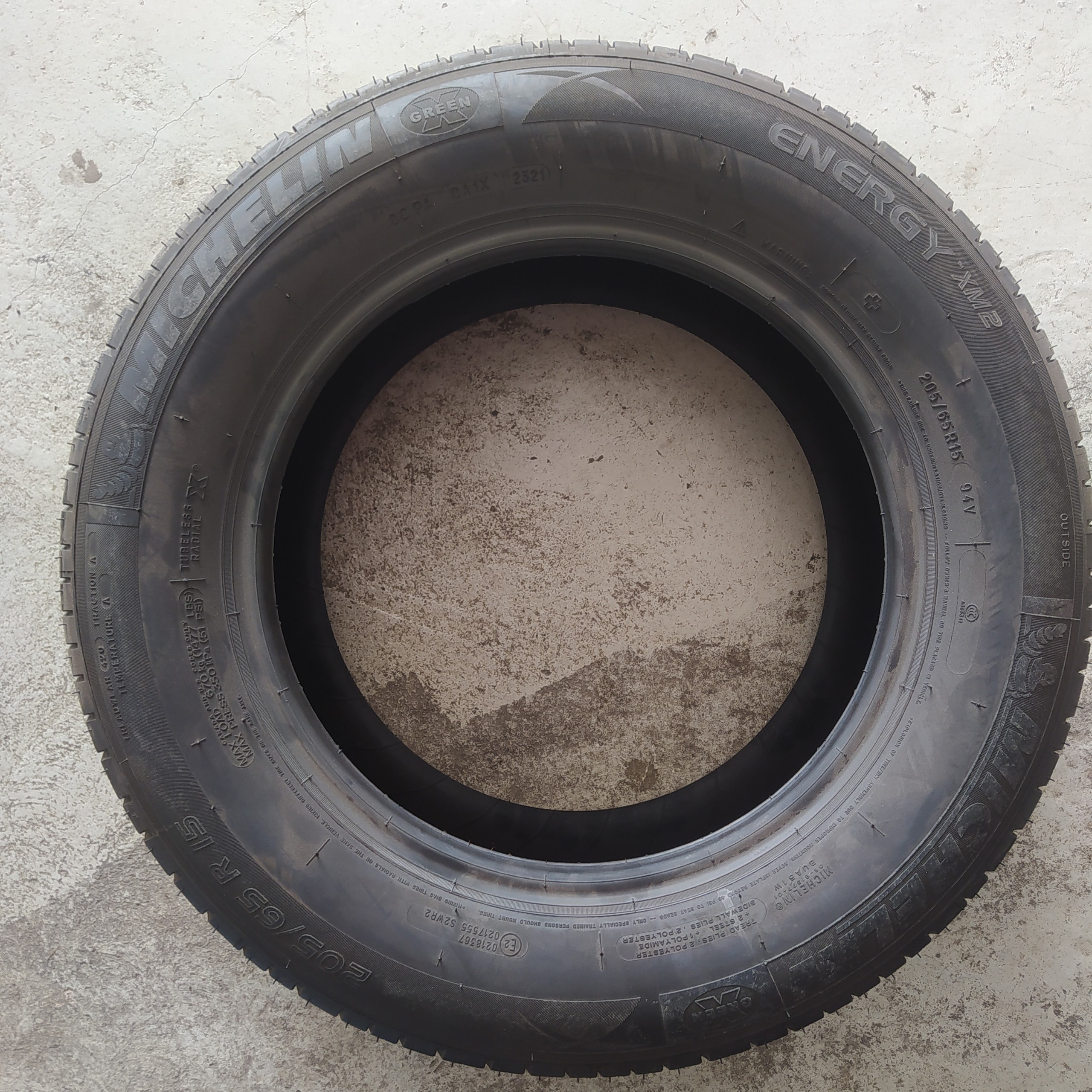 Michelin Tire 205/65R15 Xm2+