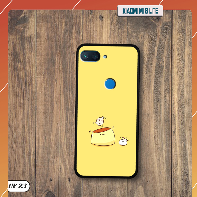 Ốp Xiaomi Mi 8 Lite lưng nhám -ngộ nghĩnh