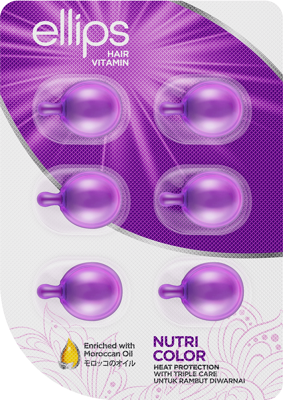Ellips - Viên serum dưỡng tóc - tóc đẹp ngay trong 1 phút... (vỉ 6 viên)