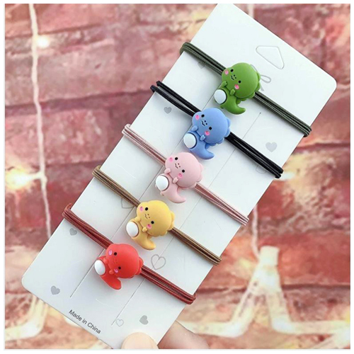 Dây buộc tóc khủng long dễ thương, cột tóc khủng long phong cách Hàn Quốc
