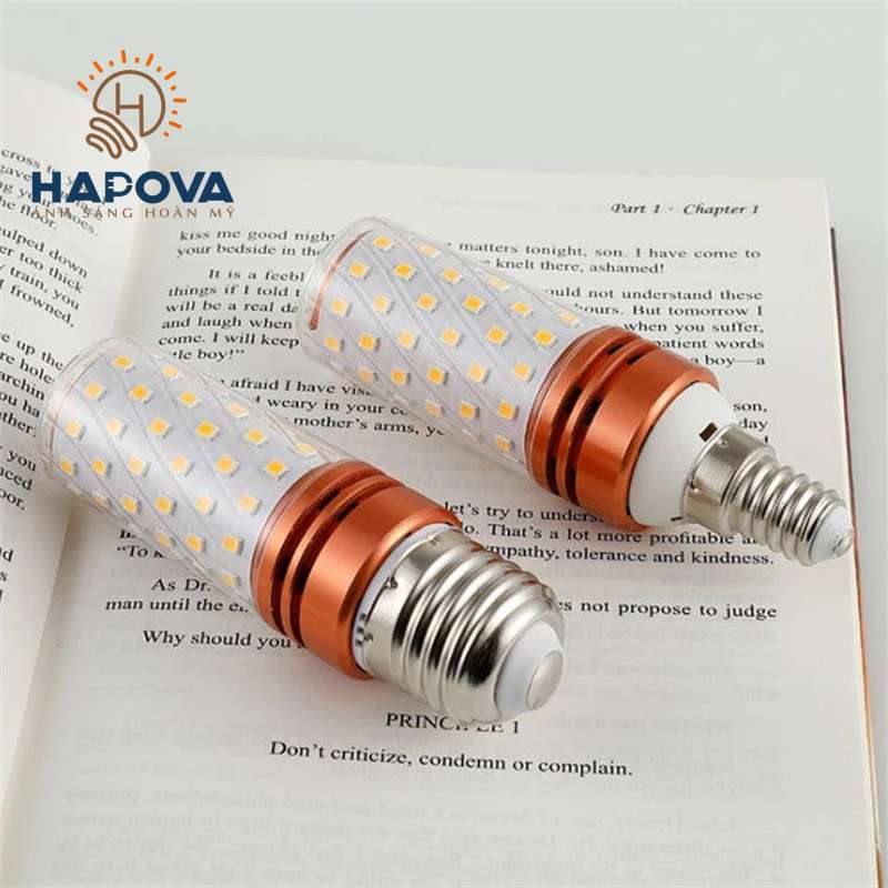 Bóng đèn led HAPOVA GIVI 3 chế độ màu đui E27, E14 HAPOVA UPPIXI 3612
