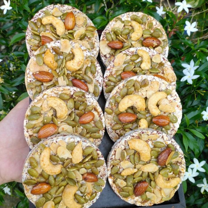 BÁNH NỔ GẠO LỨT MIX HẠT DINH DƯỠNG