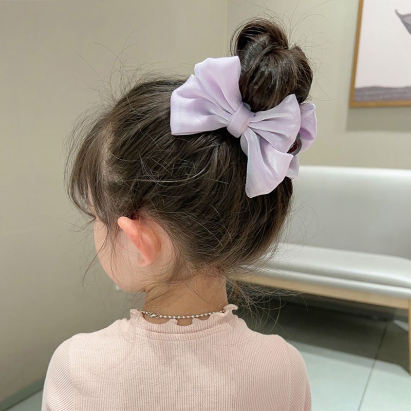 Kẹp Tóc Nơ Đính Đá Cho Bé Gái